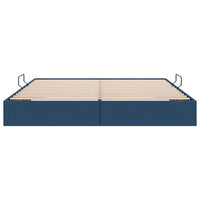 Letto con Contenitore con materasso Blu 180 x 200 cm Tessuto 3370033