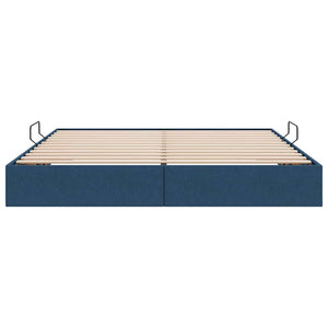 Letto con Contenitore con materasso Blu 180 x 200 cm Tessuto 3370033