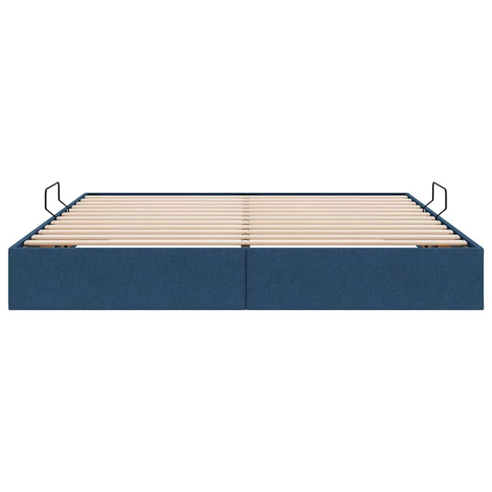 Letto con Contenitore con materasso Blu 180 x 200 cm Tessuto 3370033