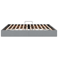 Letto con Contenitore Grigio chiaro 180 x 200 cm Tessuto 3370049