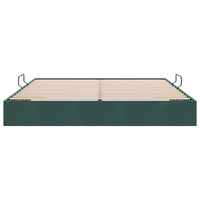 Letto con Contenitore Verde Scuro 180 x 200 cm Velluto 3370115