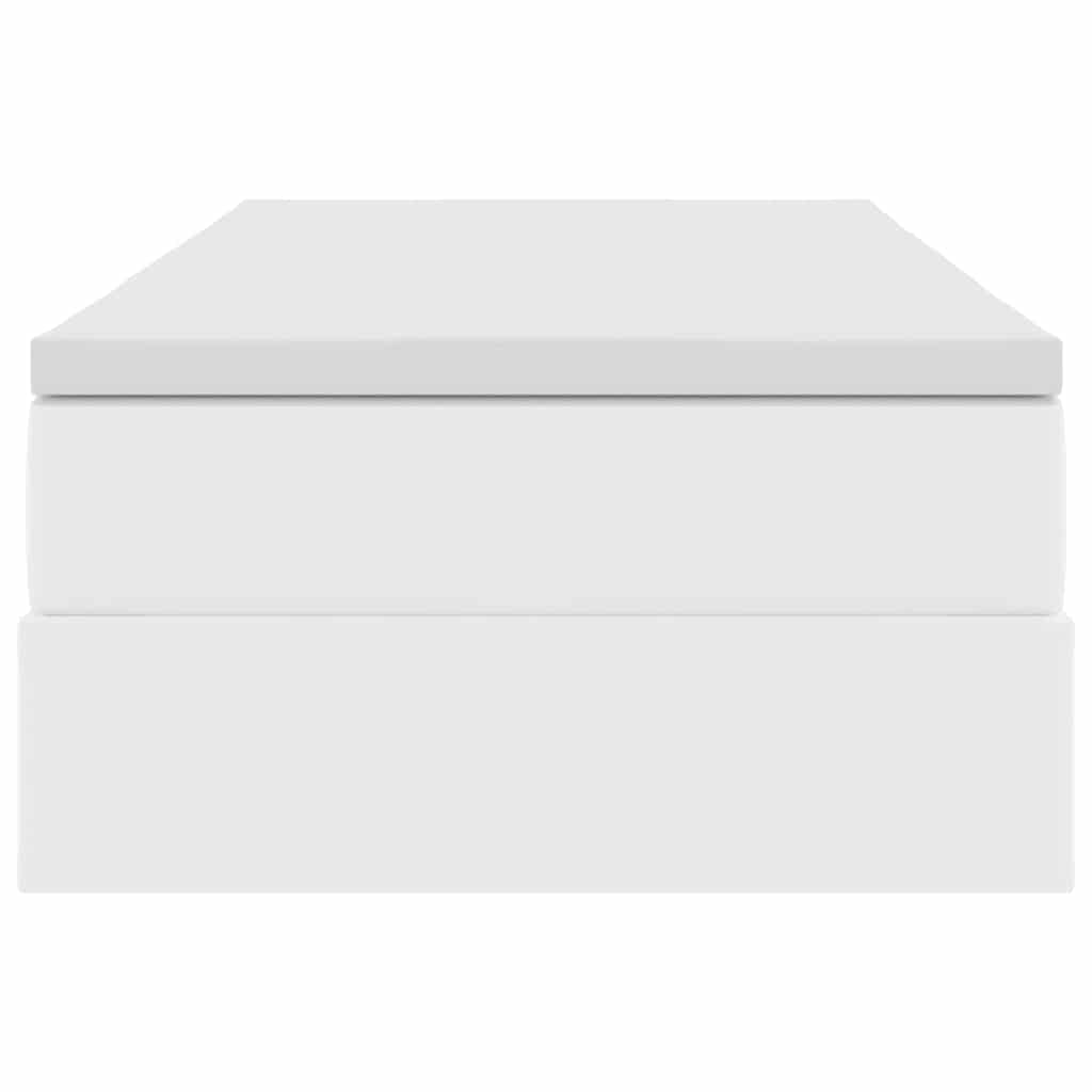 Letto con contenitore e materasso Bianco 100 x 200 cm 3370151