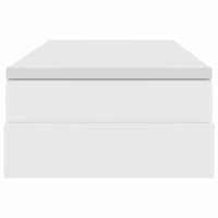Letto con contenitore e materasso Bianco 100 x 200 cm 3370151