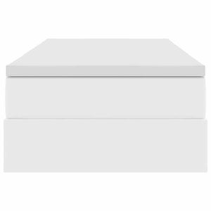 Letto con contenitore e materasso Bianco 100 x 200 cm 3370151
