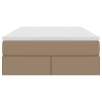 Letto con contenitore e materasso Cappuccino 120 x 200 cm