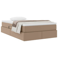 Letto con contenitore e materasso Cappuccino 120 x 200 cm