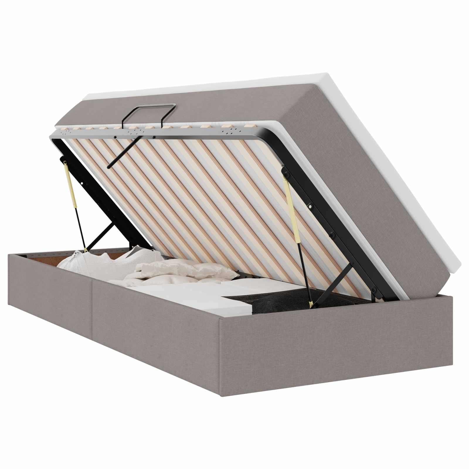 Letto con contenitore e materasso Talpa 100 x 200 cm Poliestere 3370209