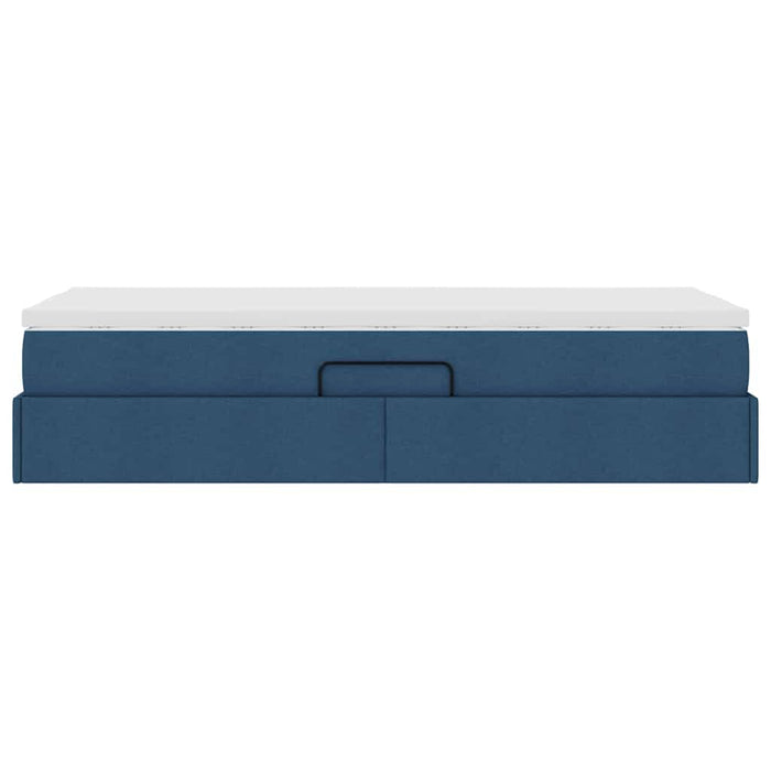 Letto con contenitore e materasso Blu 100 x 200 cm Poliestere 3370211