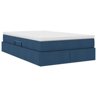 Letto con contenitore e materasso Blu 120 x 200 cm Poliestere