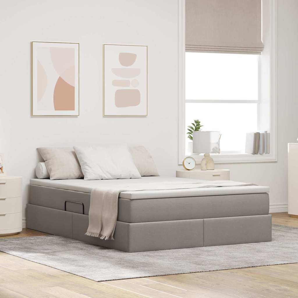 Letto con contenitore e materasso Talpa 140 x 190 cm Poliestere