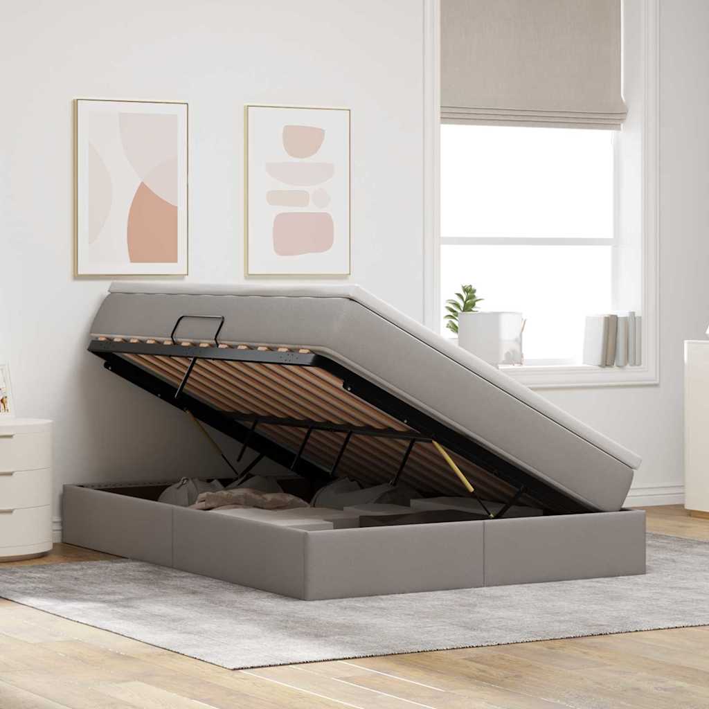 Letto con contenitore e materasso Talpa 140 x 190 cm Poliestere