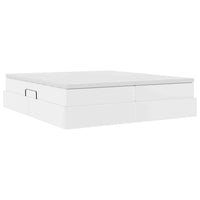Letto con contenitore e materasso Bianco 180 x 200 cm 3370342