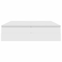 Letto con contenitore e materasso Bianco 180 x 200 cm 3370342