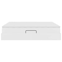 Letto con contenitore e materasso Bianco 180 x 200 cm 3370342