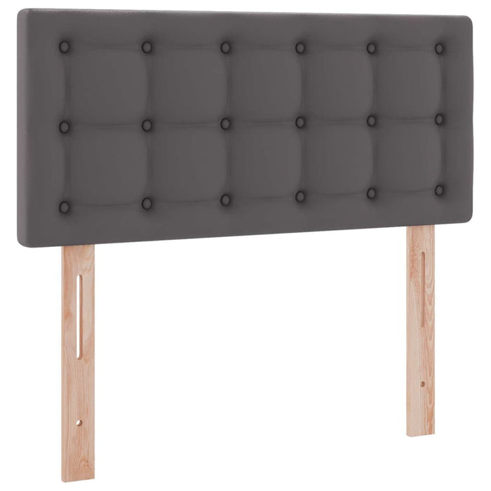 Letto con contenitore e materasso Grigio 90 x 200 cm 3370379