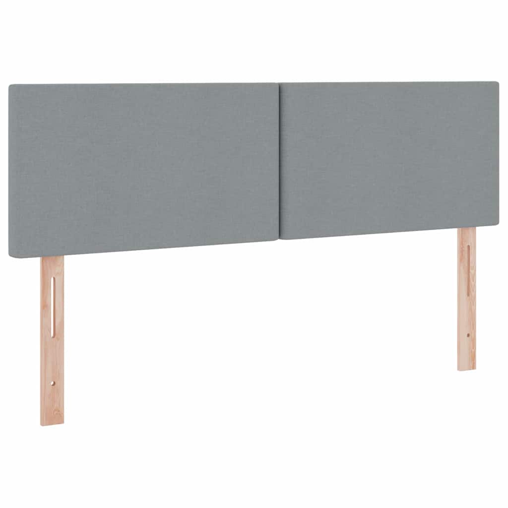 Letto con contenitore e materasso Grigio chiaro 140 x 190 cm 3370443