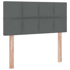 Letto con contenitore e materasso Grigio scuro 90 x 200 cm 3370483