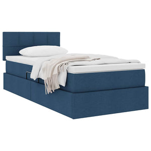 Letto con contenitore e materasso con materasso Blu 90 x 200 cm 3370487