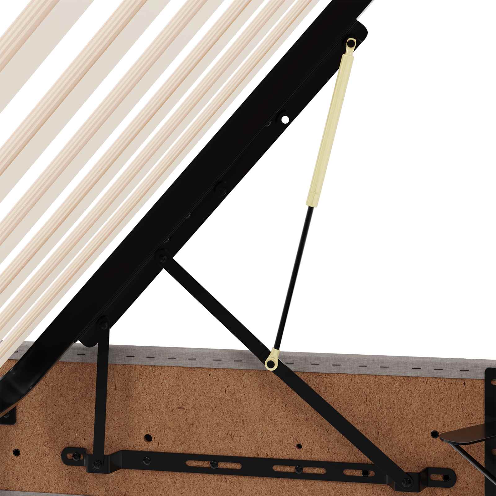 Letto con contenitore e materasso Talpa 120 x 190 cm 3370497