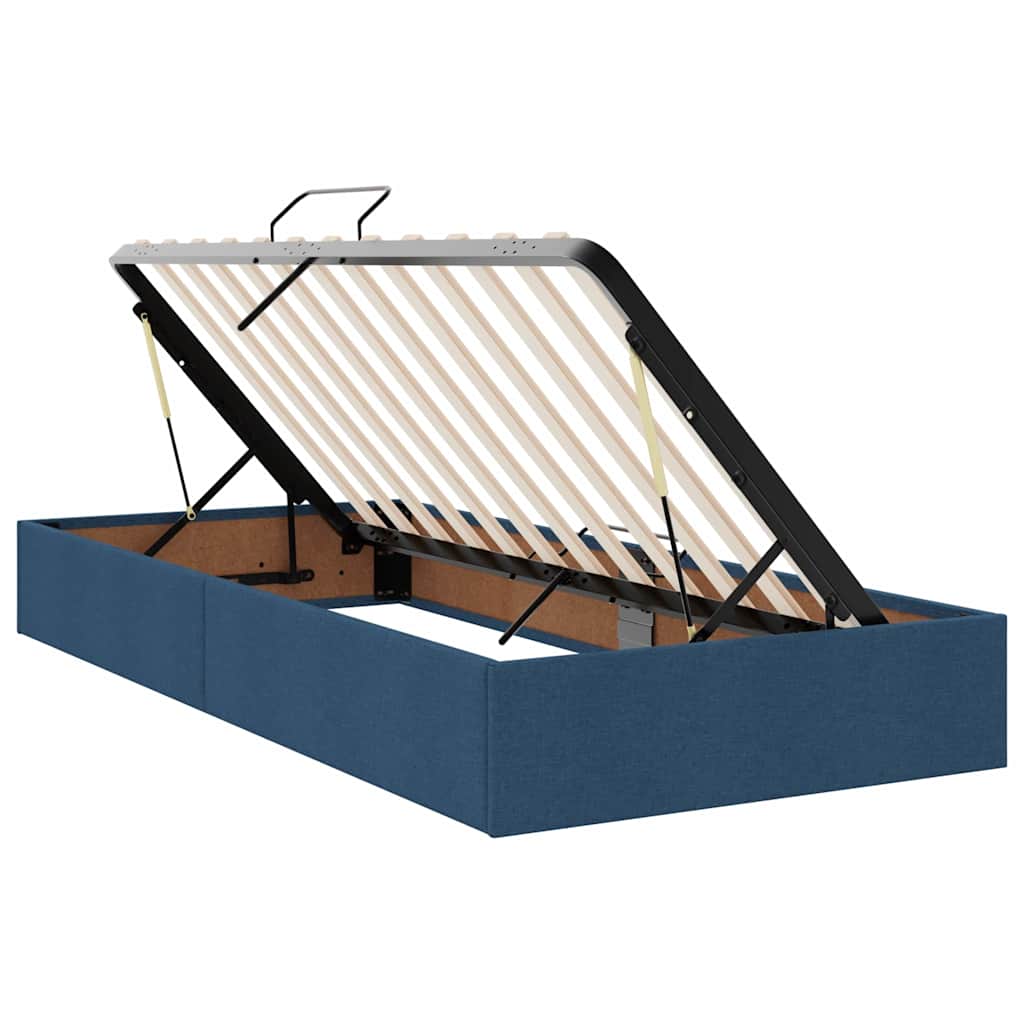 Letto con contenitore e materasso con materasso Blu 90 x 200 cm 3370550