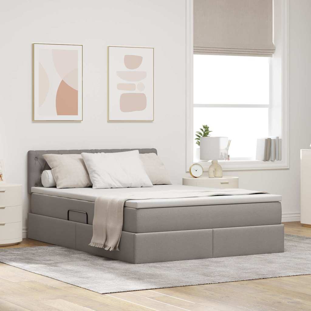 Letto con contenitore e materasso Talpa 140 x 190 cm