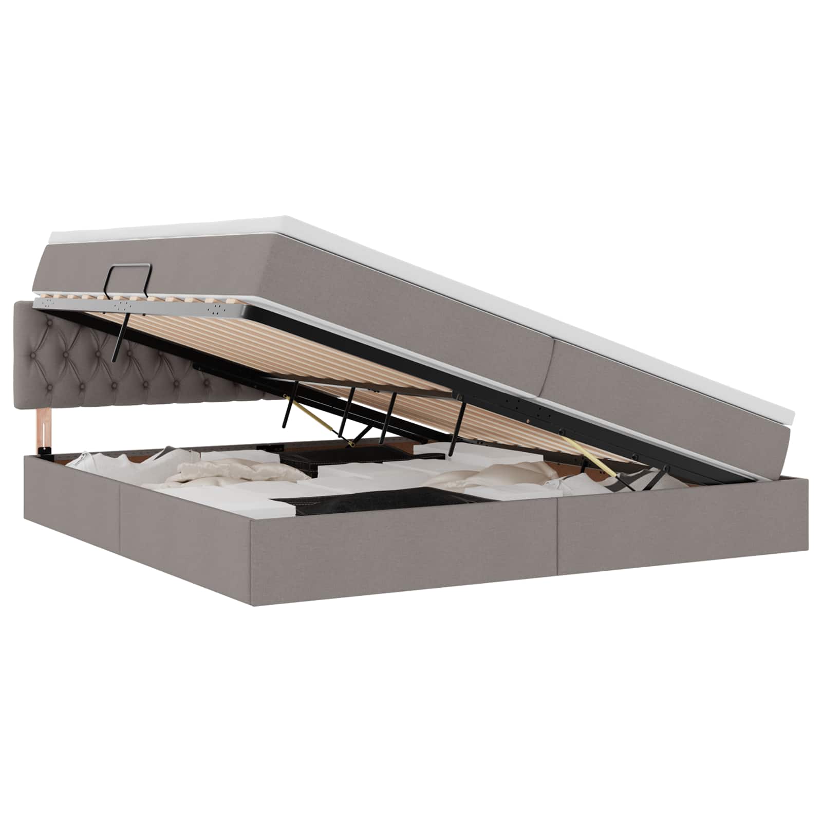 Letto con contenitore e materasso Talpa 200 x 200 cm
