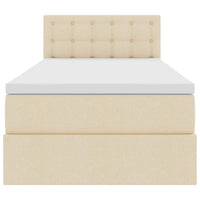 Letto con contenitore e materasso Crema 90 x 190 cm 3370606