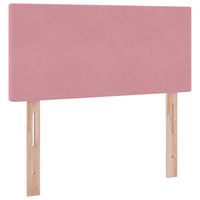 Letto con Contenitore con materasso Rosa 90 x 200 cm Velluto 3370676