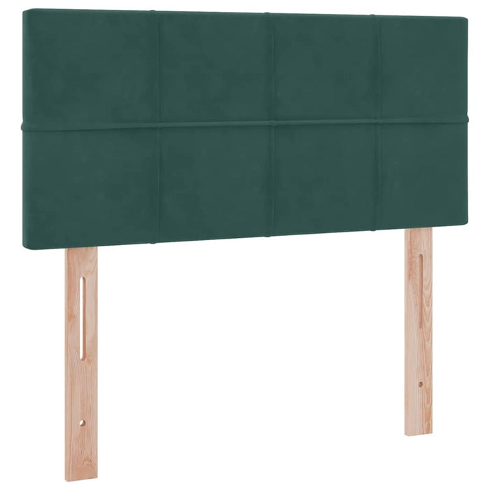 Letto con Contenitore Verde Scuro 90 x 200 cm Velluto 3370734