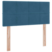 Letto con Contenitore Blu Scuro 100 x 200 cm Velluto 3370741