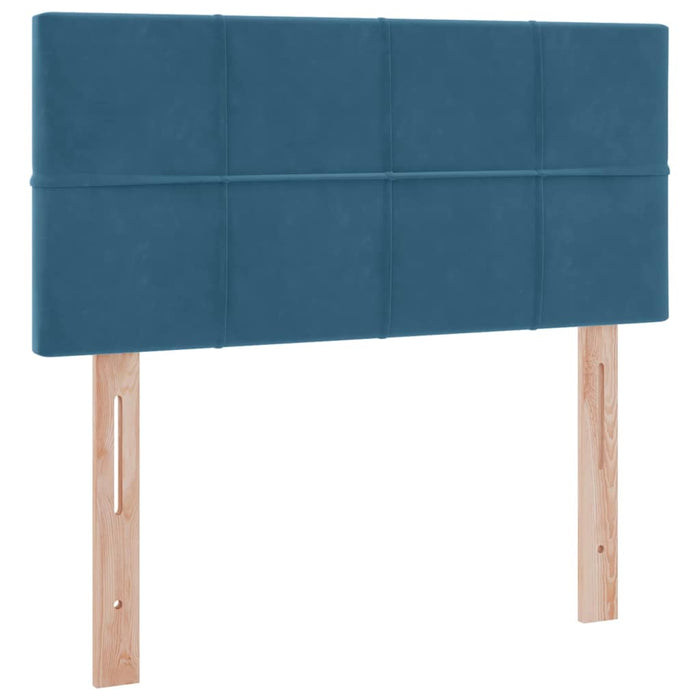 Letto con Contenitore Blu Scuro 100 x 200 cm Velluto 3370741