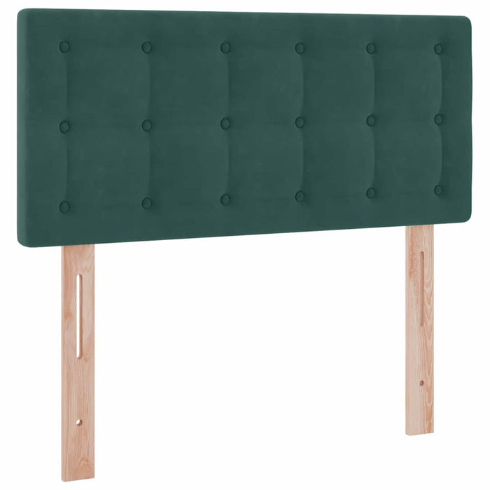 Letto con Contenitore Verde Scuro 90 x 200 cm Velluto 3370854