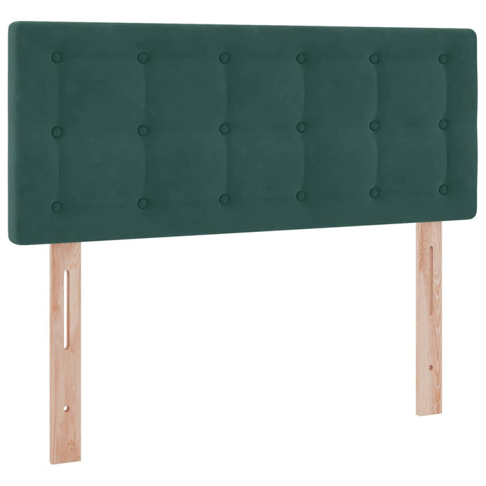 Letto con Contenitore Verde Scuro 120 x 200 cm Velluto 3370872