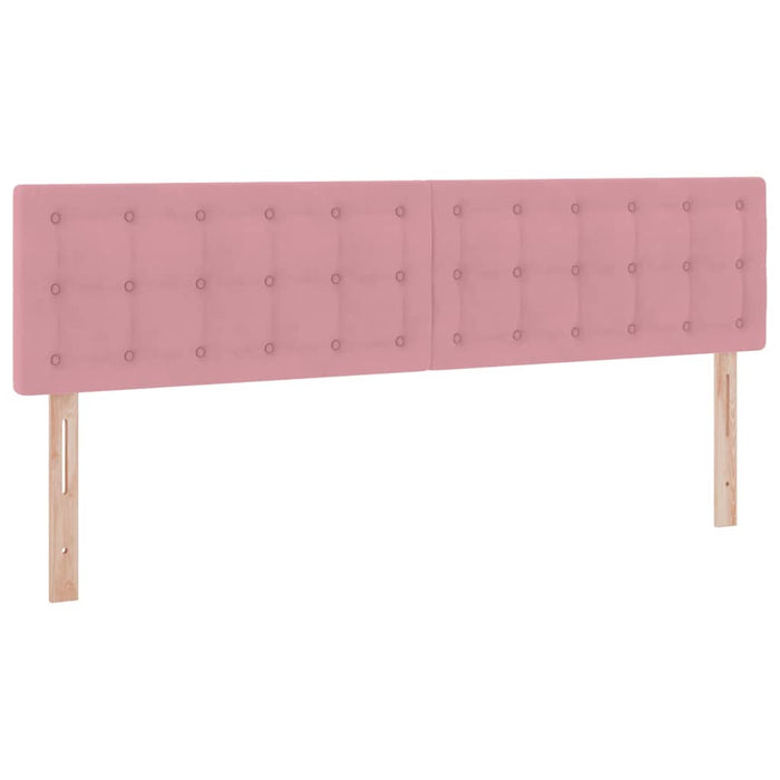 Letto con Contenitore con materasso Rosa 180 x 200 cm Velluto 3370898