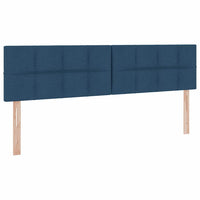 Letto con Contenitore Blu 200 x 200 cm Pelle Sintetica 3370936