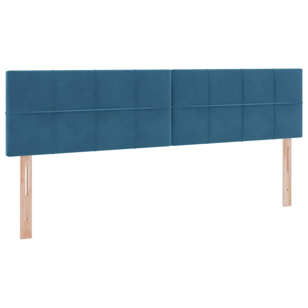Letto con Contenitore con materasso Blu Scuro 100 x 200 cm 3370983