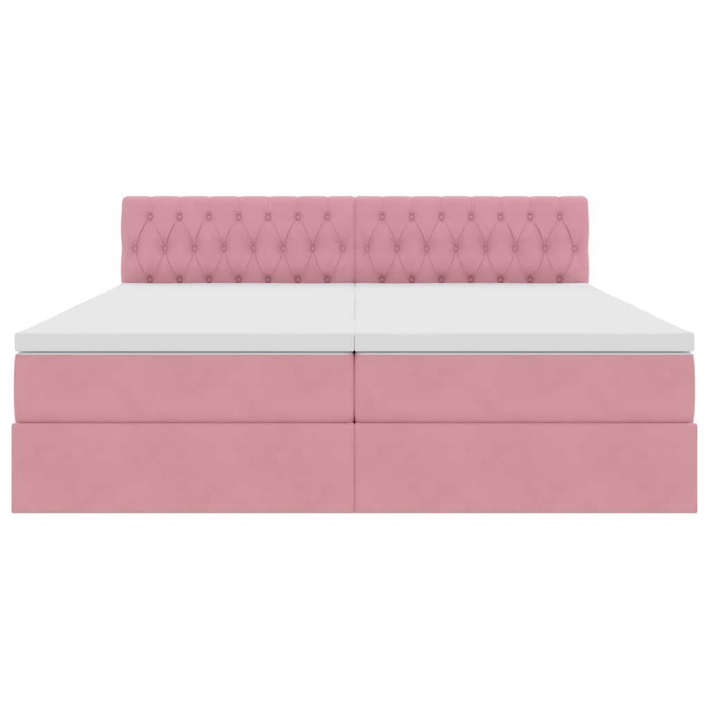Letto con Contenitore con materasso Rosa 90 x 200 cm 3370990