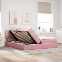 Letto con Contenitore con materasso Rosa 90 x 200 cm 3371002