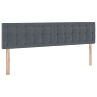 Letto con Contenitore con materasso Grigio scuro 100 x 200 cm 3371004