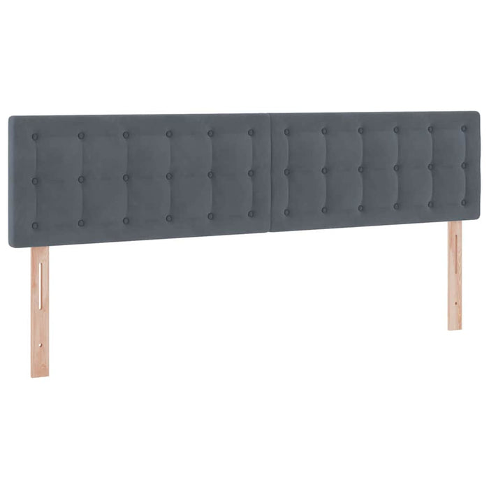 Letto con Contenitore con materasso Grigio scuro 100 x 200 cm 3371004