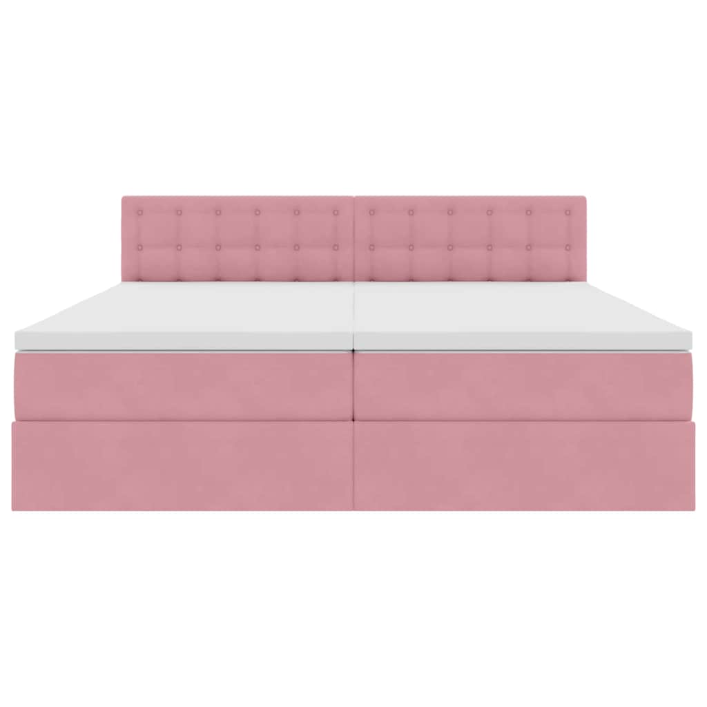 Letto con Contenitore con materasso Rosa 100 x 200 cm 3371008