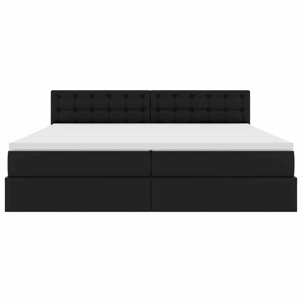 Letto con contenitore e LED Grigio chiaro 200 x 200 cm 3371045