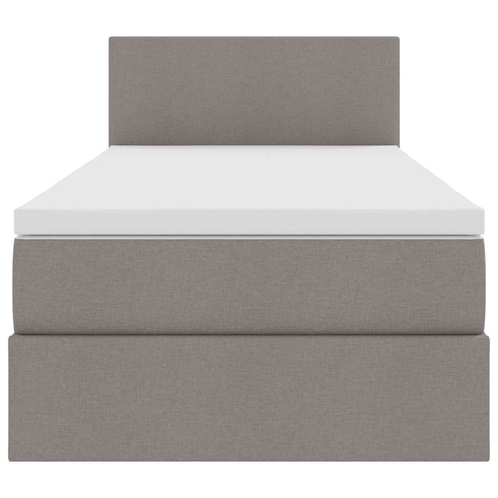 Letto con contenitore e LED con led Talpa 100 x 200 cm Tessuto 3371064