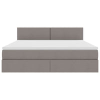 Letto con contenitore e LED Talpa 160 x 200 cm Poliestere 3371094