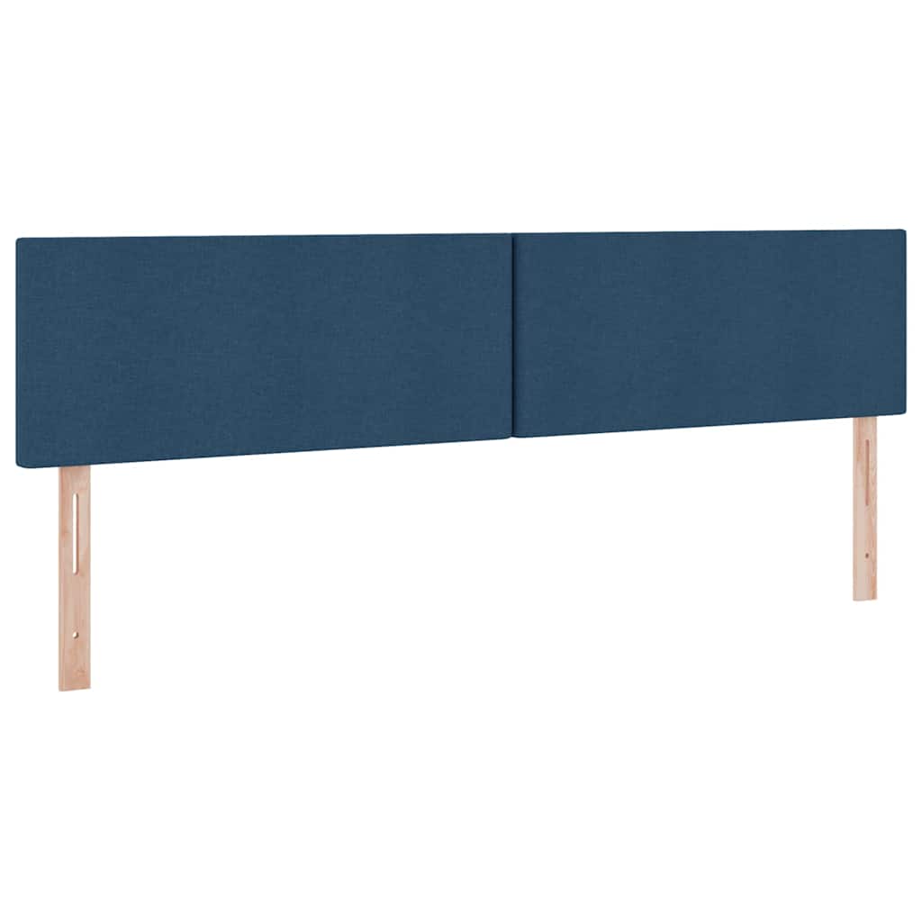 Letto con contenitore e LED con led Blu 200 x 200 cm Tessuto 3371108