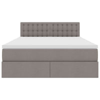 Letto con luci a strisce a LED Talpa 140 x 200 cm Tessuto 3371277