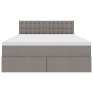 Letto con luci a strisce a LED Talpa 140 x 200 cm Tessuto 3371277