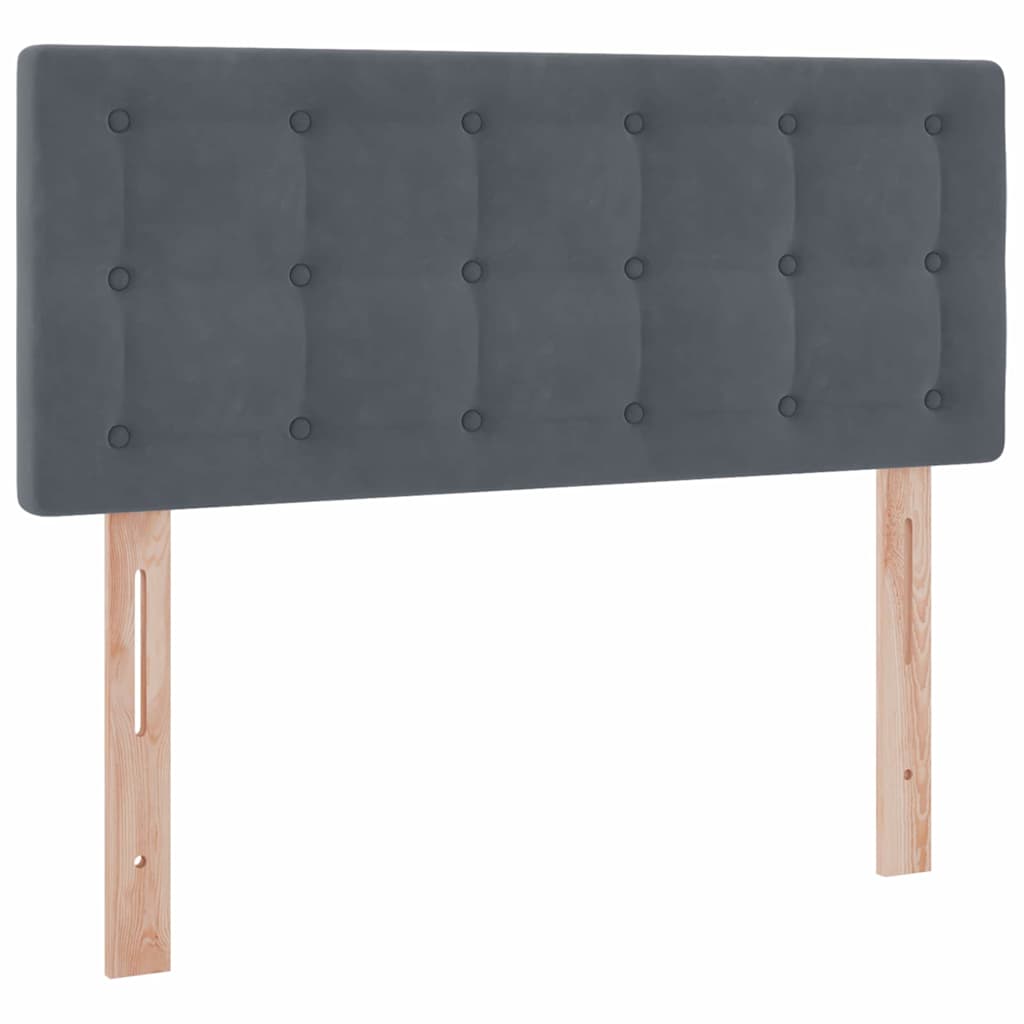 Letto con luci a strisce a LED con testiera Velluto 3371500