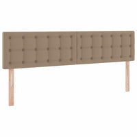 Letto con contenitore e LED con led Cappuccino 180 x 200 cm 3371544