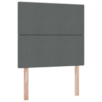 Letto con contenitore e materasso Grigio scuro 90 x 200 cm 3371692